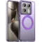 Coque arrière Phonesta HardFrost avec MagSafe pour Xiaomi 14T Pro - Violet mat