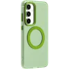 Coque arrière Phonesta HardFrost avec MagSafe pour Samsung Galaxy S25/S24 - Vert mat 3