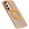 Coque arrière Phonesta HardFrost avec MagSafe pour Samsung Galaxy S25/S24 - Orange mat 6