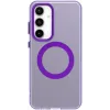 Coque arrière Phonesta HardFrost avec MagSafe pour Samsung Galaxy S25/S24 - Violet mat 1