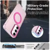 Coque arrière Phonesta HardFrost avec MagSafe pour Samsung Galaxy S25/S24 - Rose mat 1