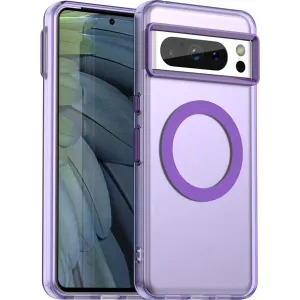 Coque arrière Phonesta HardFrost avec MagSafe pour Google Pixel 8 Pro - Violet mat