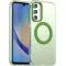 Coque arrière Phonesta HardFrost avec MagSafe pour Samsung Galaxy A15 4G/5G - Vert mat