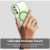 Coque arrière Phonesta HardFrost avec MagSafe pour Samsung Galaxy A35 - Vert mat 5