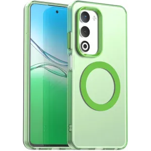Coque arrière Phonesta HardFrost avec MagSafe pour Oppo A5/A5m - Vert mat