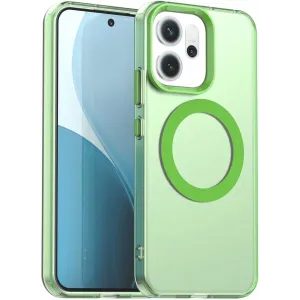 Coque arrière Phonesta HardFrost avec MagSafe pour Oppo Reno14 - Vert mat