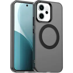 Coque arrière Phonesta HardFrost avec MagSafe pour Oppo Reno14 - Noir mat