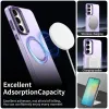 Coque arrière Phonesta HardFrost avec MagSafe pour Samsung Galaxy S25 FE - Violet mat 2