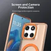 Coque arrière Phonesta HardFrost avec MagSafe pour Motorola Edge 60 / Edge 60 Fusion - Orange mat 6