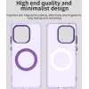 Coque arrière Phonesta HardFrost avec MagSafe pour Motorola Edge 60 / Edge 60 Fusion - Violet mat 3