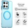 Coque arrière Phonesta HardFrost avec MagSafe pour Motorola Moto G56 - Bleu mat 5