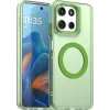 Coque arrière Phonesta HardFrost avec MagSafe pour Motorola Moto G56 - Vert mat