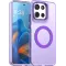 Coque arrière Phonesta HardFrost avec MagSafe pour Motorola Moto G86 - Violet mat