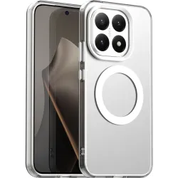 Coque arrière Phonesta HardFrost avec MagSafe pour Xiaomi 15T - Blanc mat