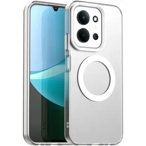 Coque arrière Phonesta HardFrost avec MagSafe pour Xiaomi Redmi 15C / Xiaomi Poco C85 - Blanc mat