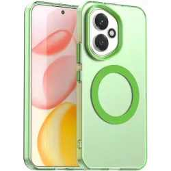 Coque arrière Phonesta HardFrost avec MagSafe pour HONOR 400 - Vert mat