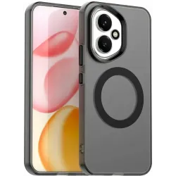 Coque arrière Phonesta HardFrost avec MagSafe pour HONOR 400 - Noir mat