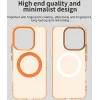 Coque arrière Phonesta HardFrost avec MagSafe pour HONOR 400 Lite - Orange mat 3
