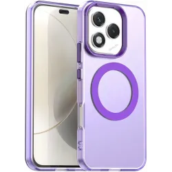 Coque arrière Phonesta HardFrost avec MagSafe pour HONOR 400 Lite - Violet mat
