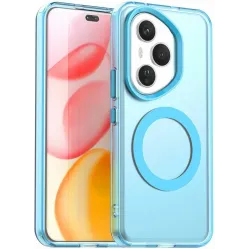 Coque arrière Phonesta HardFrost avec MagSafe pour HONOR 400 Pro - Bleu mat