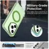 Coque arrière Phonesta HardFrost avec MagSafe pour HONOR 400 Pro - Vert mat 7