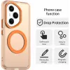 Coque arrière Phonesta HardFrost avec MagSafe pour HONOR 400 Pro - Orange mat 5