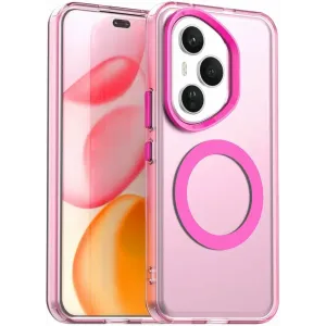 Coque arrière Phonesta HardFrost avec MagSafe pour HONOR 400 Pro - Rose mat