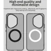 Coque arrière Phonesta HardFrost avec MagSafe pour HONOR 400 Pro - Noir mat 3
