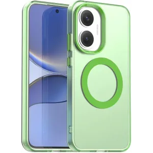 Coque arrière Phonesta HardFrost avec MagSafe pour Xiaomi Poco F7 - Vert mat