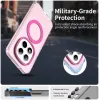 Coque arrière Phonesta HardFrost avec MagSafe pour Xiaomi Redmi Note 15 Pro Plus / Xiaomi Poco M8 Pro - Rose mat 6