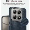 Coque arrière Phonesta IMD Carbon Fiber pour Xiaomi 14T - Bleu foncé 4