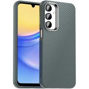 Coque arrière Phonesta IMD Carbon Fiber pour Samsung Galaxy A16 - Gris
