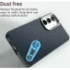 Coque arrière Phonesta IMD Carbon Fiber pour Samsung Galaxy S24 FE - Bleu foncé 4