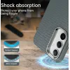 Coque arrière Phonesta IMD Carbon Fiber pour Samsung Galaxy S24 FE - Gris 3