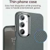 Coque arrière Phonesta IMD Carbon Fiber pour Samsung Galaxy S24 FE - Gris 5