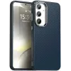 Coque arrière Phonesta IMD Carbon Fiber pour Samsung Galaxy S25/S24 - Bleu foncé 0