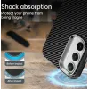 Coque arrière Phonesta IMD Carbon Fiber pour Samsung Galaxy S25/S24 - Noir 3