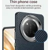 Coque arrière Phonesta IMD Carbon Fiber pour HONOR Magic7 Lite/X9c - Bleu foncé 5