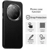 Coque arrière Phonesta IMD Carbon Fiber pour HONOR Magic7 Pro - Noir 3