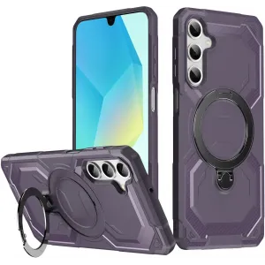 Coque arrière Phonesta IronLock anneau et MagSafe pour Samsung Galaxy A17/A16/A26 - Violet