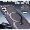 Coque arrière Phonesta IronLock anneau et MagSafe pour Samsung Galaxy A17/A16/A26 - Violet 5