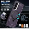 Coque arrière Phonesta IronLock anneau et MagSafe pour Samsung Galaxy A36/A56 - Violet 2