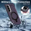 Coque arrière Phonesta IronLock anneau et MagSafe pour Samsung Galaxy A36/A56 - Violet 3