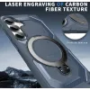 Coque arrière Phonesta IronLock anneau et MagSafe pour Samsung Galaxy S25/S24 - Bleu 4
