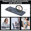 Coque arrière Phonesta IronLock anneau et MagSafe pour Samsung Galaxy S25/S24 - Bleu 5