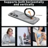 Coque arrière Phonesta IronLock anneau et MagSafe pour Samsung Galaxy S25/S24 - Gris 5