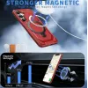 Coque arrière Phonesta IronLock anneau et MagSafe pour Samsung Galaxy S25/S24 - Rouge 2