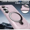 Coque arrière Phonesta IronLock anneau et MagSafe pour Samsung Galaxy S25/S24 - Rose 4