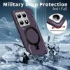 Coque arrière Phonesta IronLock anneau et MagSafe pour Xiaomi 14T - Violet 3