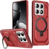 Coque arrière Phonesta IronLock anneau et MagSafe pour Xiaomi 14T Pro - Rouge 0